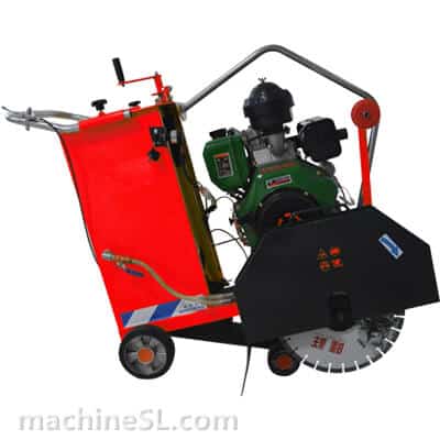 road concrete saw