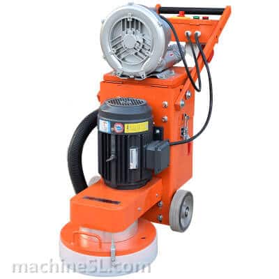 floor polisher with vacuum