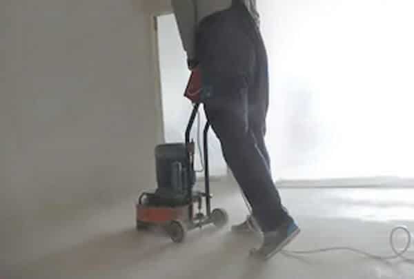 dry floor grinding