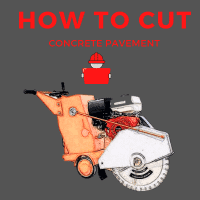 how to cut pavement