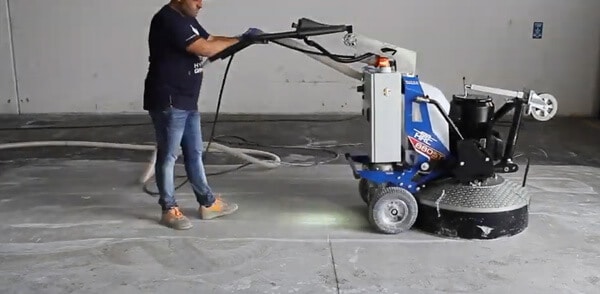 dry concrete grinding