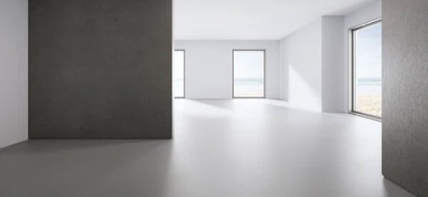 Residential polished concrete floors