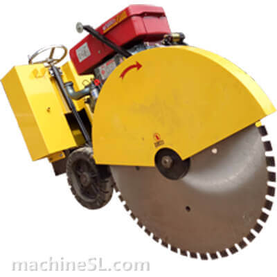 huge concrete cutter