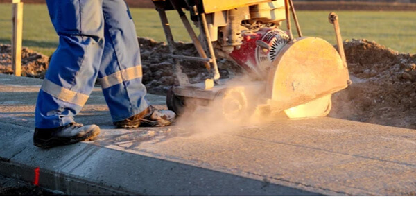 Before you start walk behind concrete saw