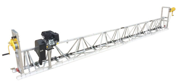Typical characteristics of concrete truss screed