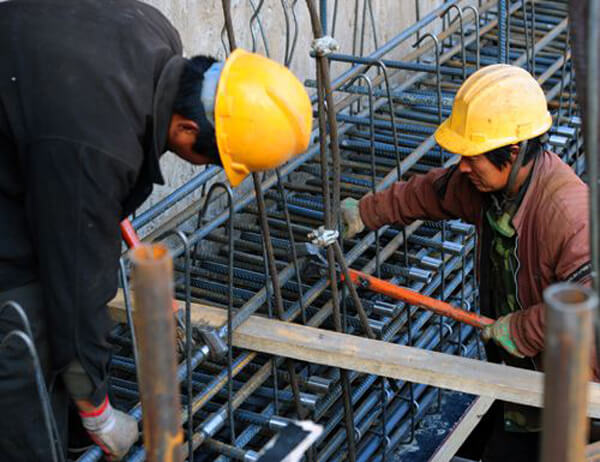 Rebars are used as a reinforcing element