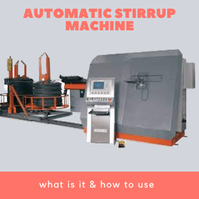 automatic stirrup machine