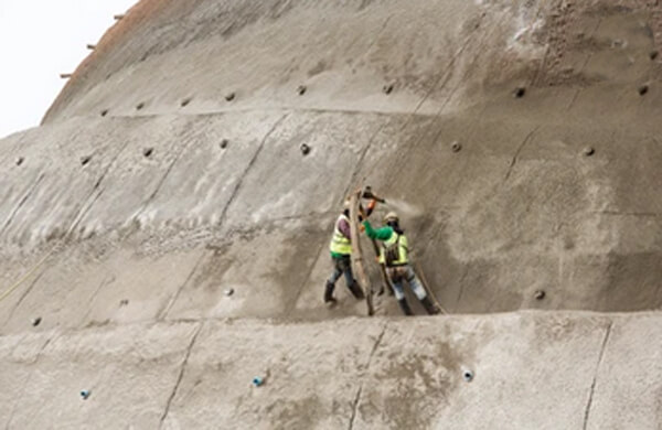 How fast can you pump shotcrete