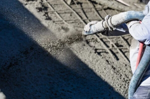 What machine is used for shotcrete