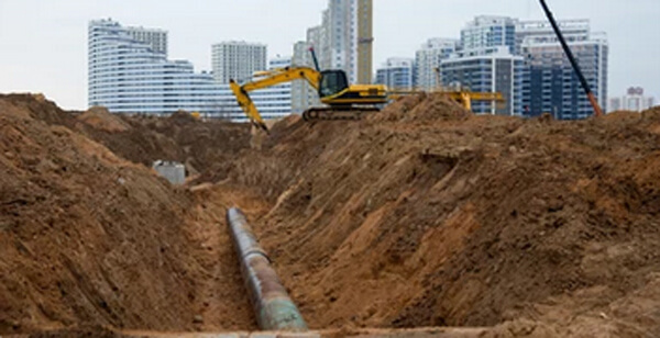 how to backfill a water line trench