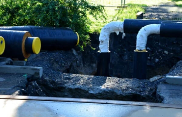 how to backfill a water pipe
