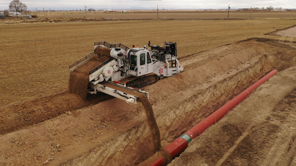 how to backfill agricultural pipe
